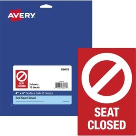 AVERY Decals, Seat, Closed AVE83076